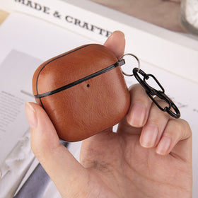 Airpod 4 Wireless Bluetooth Headset Leather Protective Cover